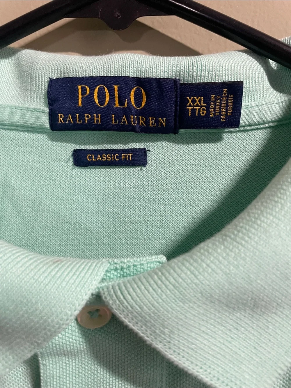 Polo by Ralph Lauren Men's Classic Fit Mint Green Polo Shirt